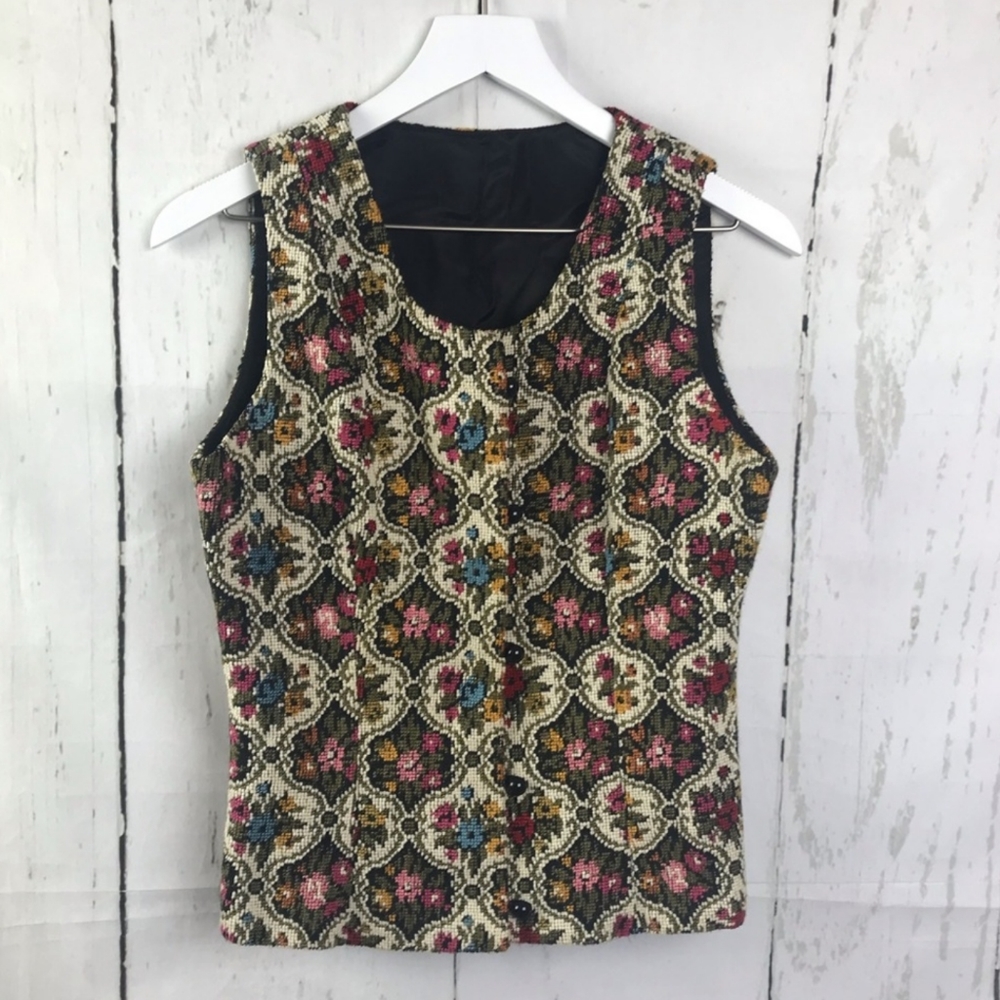 VTG Artbro Tapestry Vest